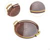 Round Serving Tray Cake Display Plate Versatile Easy to Clean Durability Fruit Food Storage