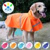 New Pet Raincoat Dog Raincoat Labrador Golden Retriever Husky Samo Reflective Waterproof Snow-proof Big Dog Clothes