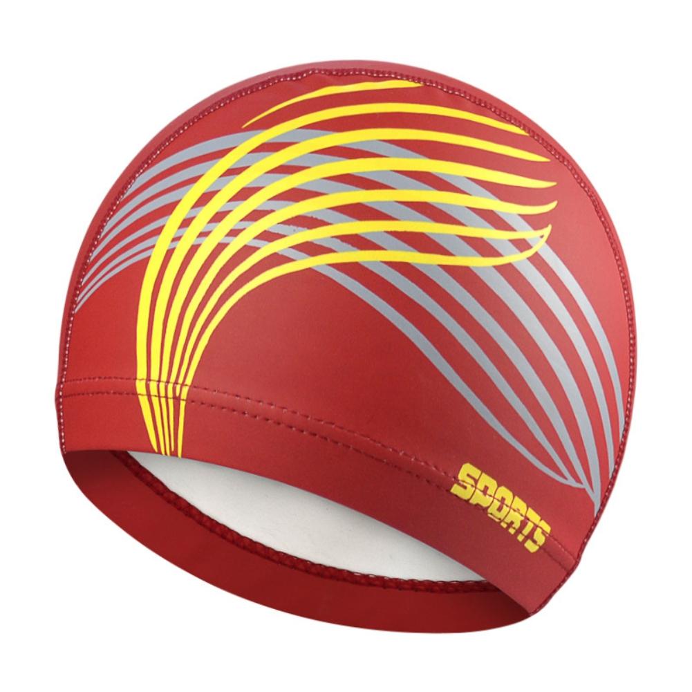 Swimming Caps Adult Bathing Hat for Long Short Hair PU Swim Caps