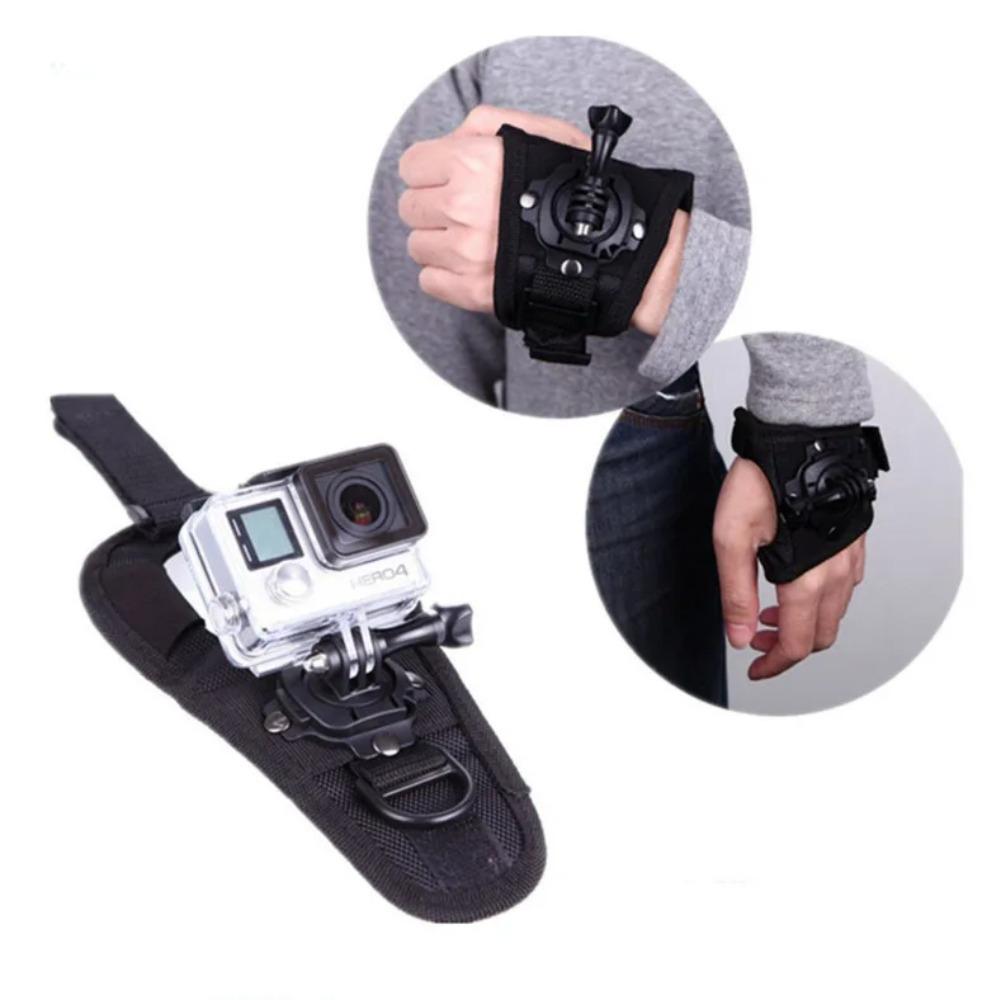 360 Degree Rotation Wrist Hand Strap Mount For GoPro 13 12 11 10 9 DJI Osmo Action 5 Pro 4 Adjustable Portable Camera Glove Shooting Accessories