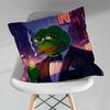 Frog Art PPepe Cartoon Pillow Case For 30x30cm45x45cm55x55cm For Home Bedroom Decoration And Protector