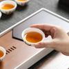 Белый фарфоровый набор для чаепития Гунфу с жировым оттенком нефрита