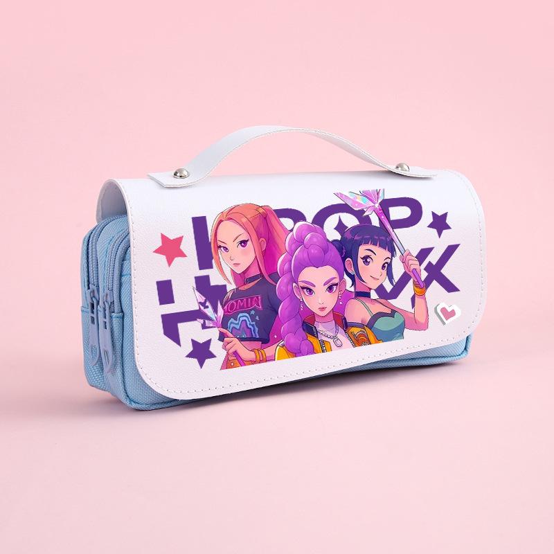 Pencil Case Cute Stationery Box Large Capacity Student Cartoon Student Pencil Case