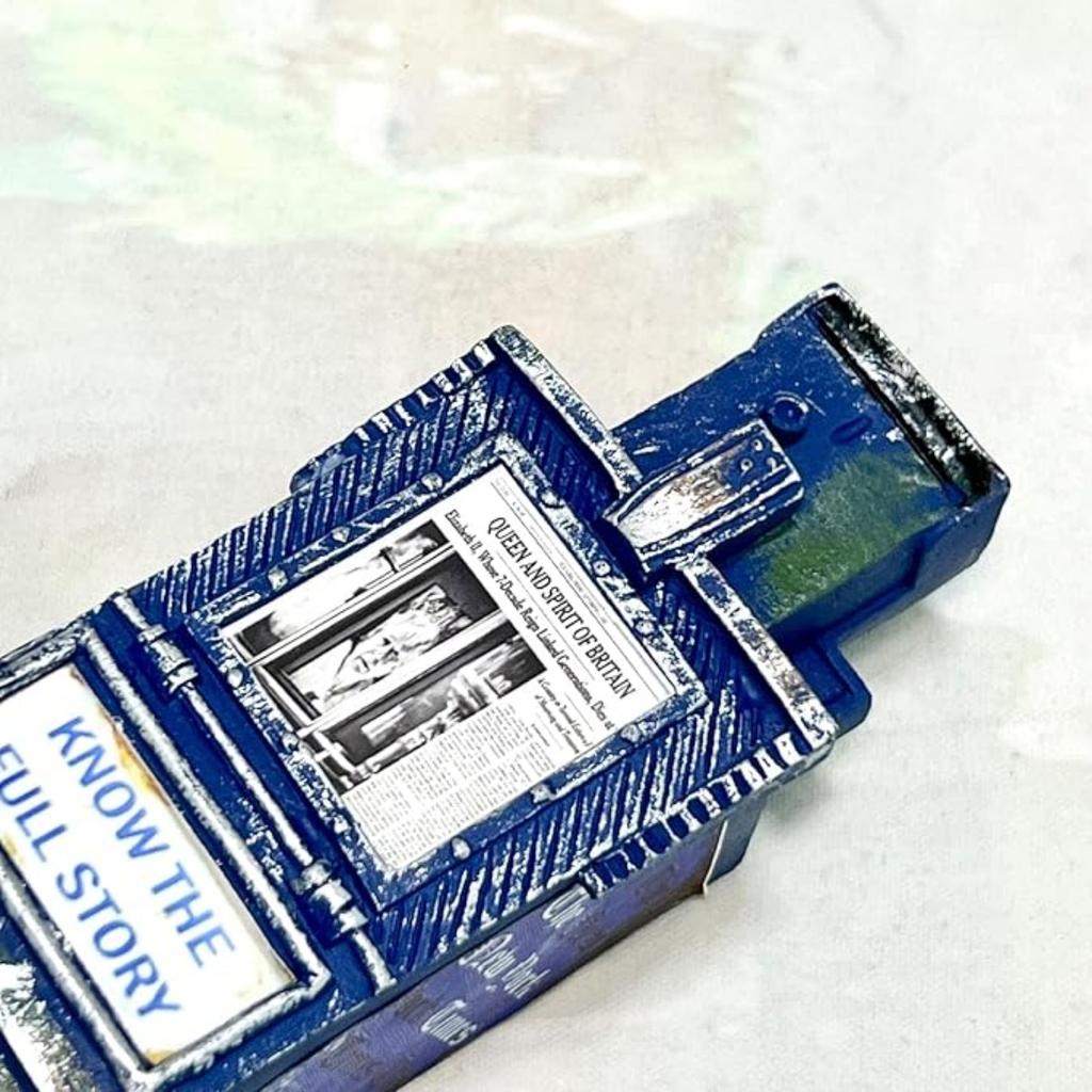 Miniature American Payphone In 1:12 Scale, Mini Vintage Style Phone Booth Mailbox Model Decoration Collection Scene Building Mini Dollhouse Furniture