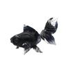 Four Cart Cute Handmade Glasswork Black Goldfish