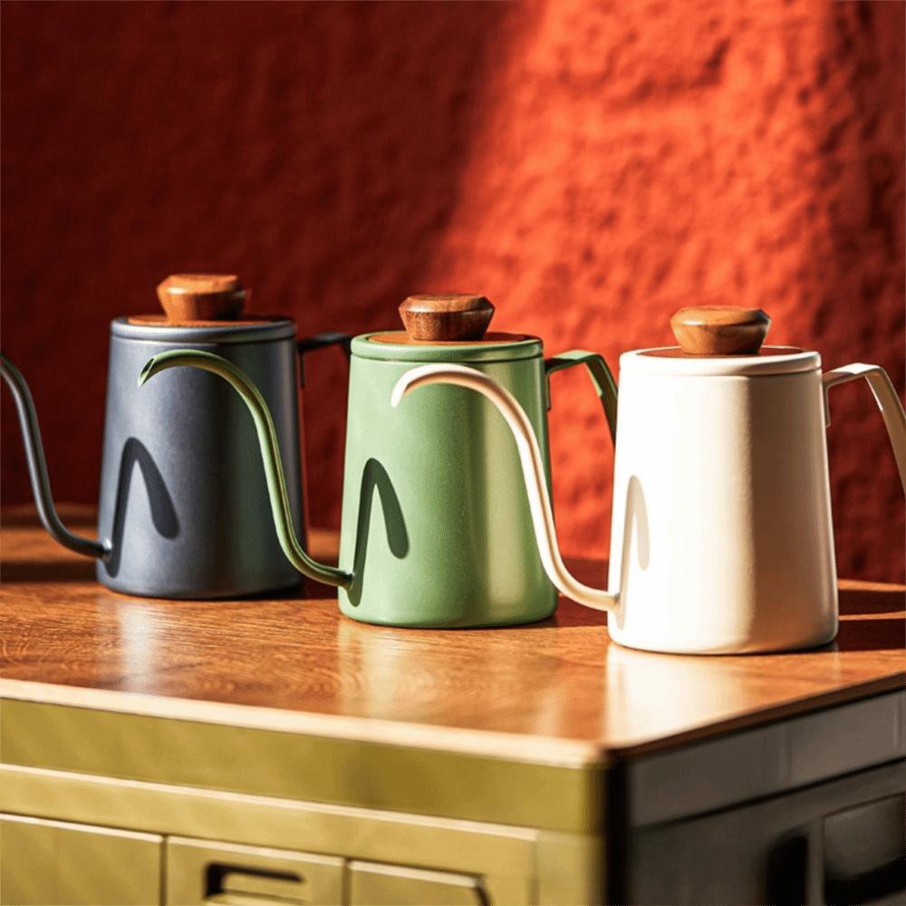 304 Stainless Steel Goose Neck Coffee Pot Drip Spout Hand Brewing Kettle Pour Over Brewing