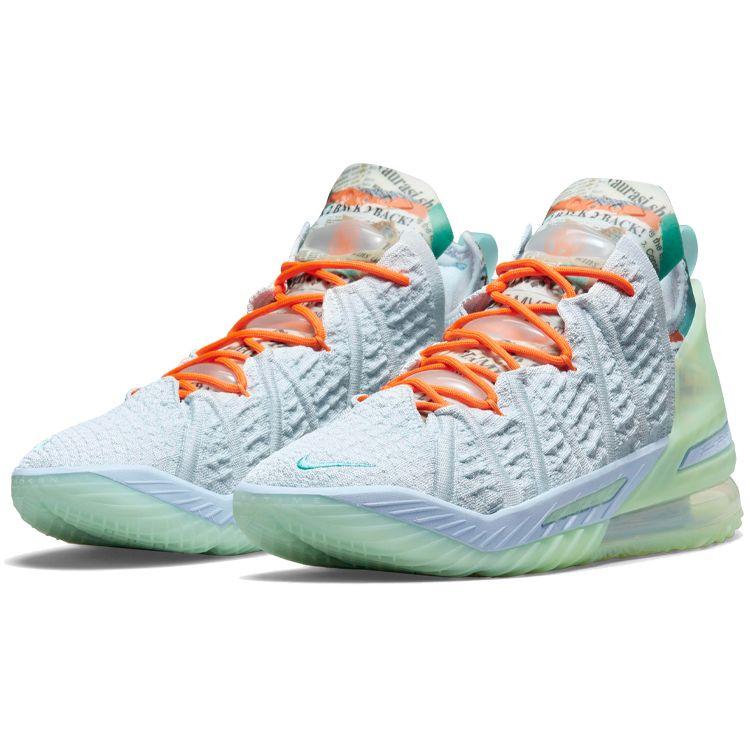 Диана Таурази x Nike LeBron 18 EP G.O.A.T. Кроссовки унисекс Синие Blue-Tint Dynamic-Turq CQ9284-401