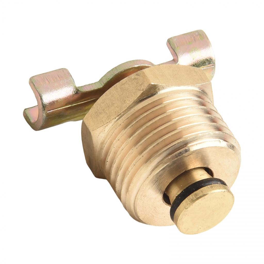 Quality. Solid Brass Drain Valve For Air Tanks Fast And Tool Installation