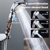3 режима Регулируемая насадка для душа высокого давления Сменный фильтр SPA Насадка для душа Экономия воды с кнопкой переключения Душ ZH