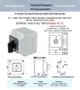 Переключатель-разъединитель Zhuochao SZW26-160/C02.1BF, 1 панель, 2 положения, в комплекте с защитным корпусом