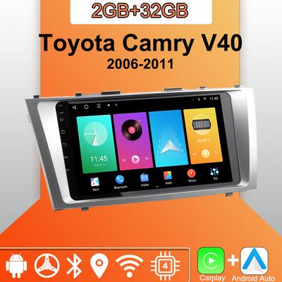 Android Carplay автомобильное радио для Toyota Camry V40 2006-2011 мультимедийный проигрыватель головное устройство стерео GPS навигация BT WIFI 2+32 ГБ