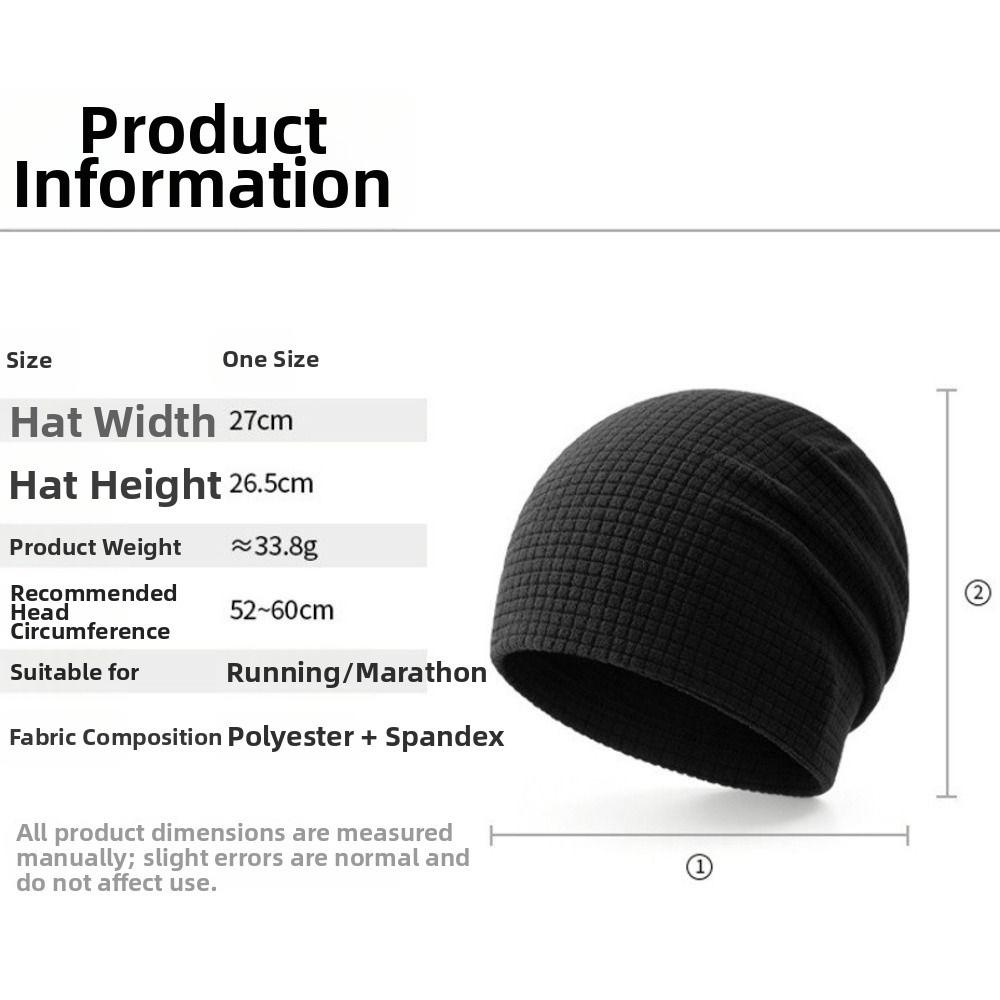 Windproof Winter Ski Hat Stretchy Breathable Cold Weather Hat New Windproof Beanie Commuting