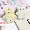 Cartoon Bear Doll Keychains Women Cute Plush Bear Car Keyring Hanging Ornament Bag Charms Pendant For Girls Gifts