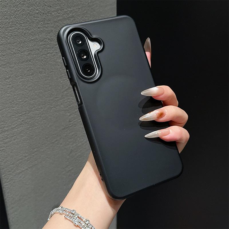 Samsung A17 Магнитное Поглощение Премиальный Силиконовый Чехол для Телефона