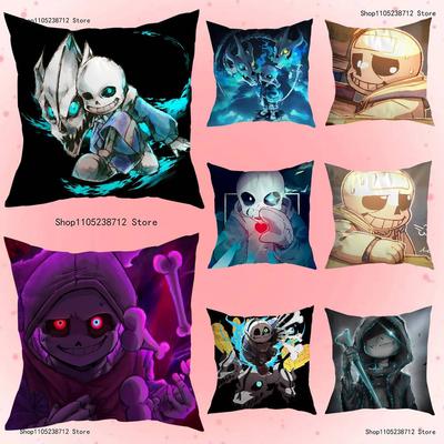 Game U-Undertale S-Sans Pillow Case Cute Cartoon Anime Peripheralsbedroom Sofa Decorative Cushion Cover Soft Cushion Cover