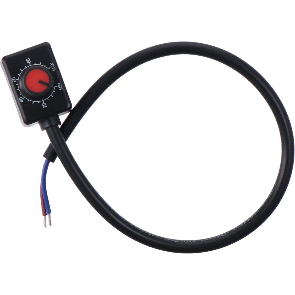 Plastic DC 0/1-10V Knob LED Dimmer Black PWM Dimmer with Switch Electrician