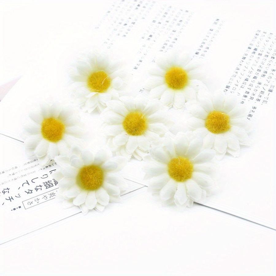 30шт DIY ручной работы Подсолнечник Дейзи Моделирование Шелковый Подсолнечник Поддельные Цветочные Гирлянды Материал