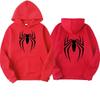 2025 New Men's Hoodie Street Fashion Spider Print Sweatshirt Fleece Ladies Casual Funny Loose Hoodie spiderman Men's clothing