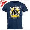 Techno T Shirt Unisexs TShirt Techno Print Music Retro Graphic Print Lettering Fashion