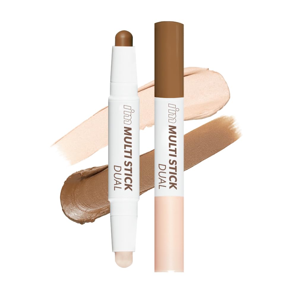 immeme Official Shading Nose Shadow Highlight Small Face Makeup Contour Pen Gift im Multi Stick Dual (001 Contouring Warm Skin Tones)