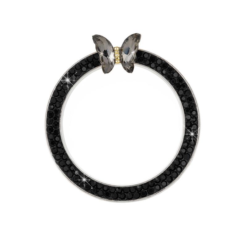 1 шт. Стразы Бабочка Украшение Кнопки Запуска Автомобиля Круг Бриллиант Запуск Одной Кнопкой Кнопка Запуска/Остановки Двигателя Крышка Кнопки