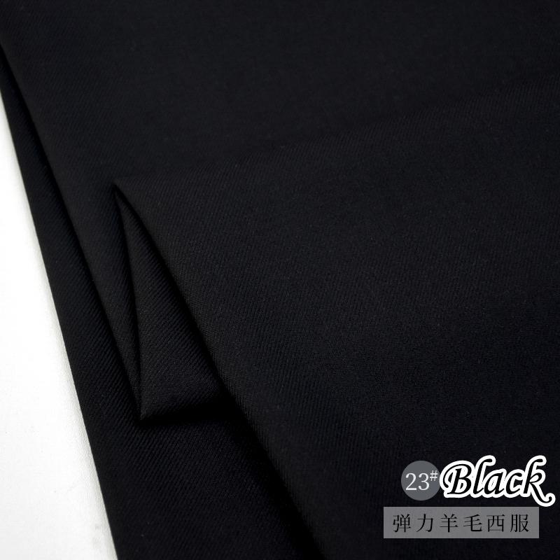 Шерстяная Плотная Маленькая Эластичная Ткань DIY Шитье Костюмы Блейзер Брюки Осень Зима Камвольные Эластичные Шерстяные Ткани 420Г/М stoff