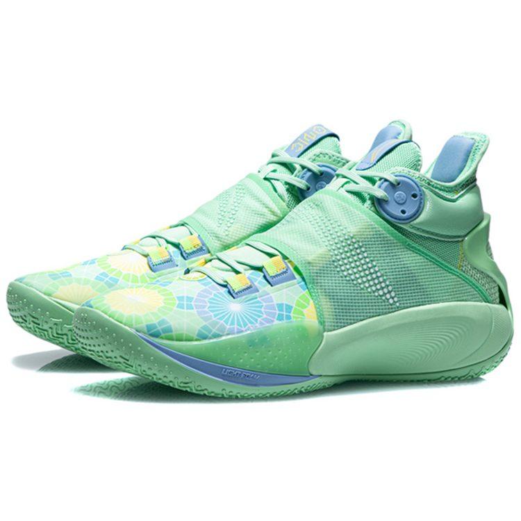 Баскетбольные кроссовки Li Ning SONIC 9 Мужские Средняя высота Мятно-зеленые ABAR011-E