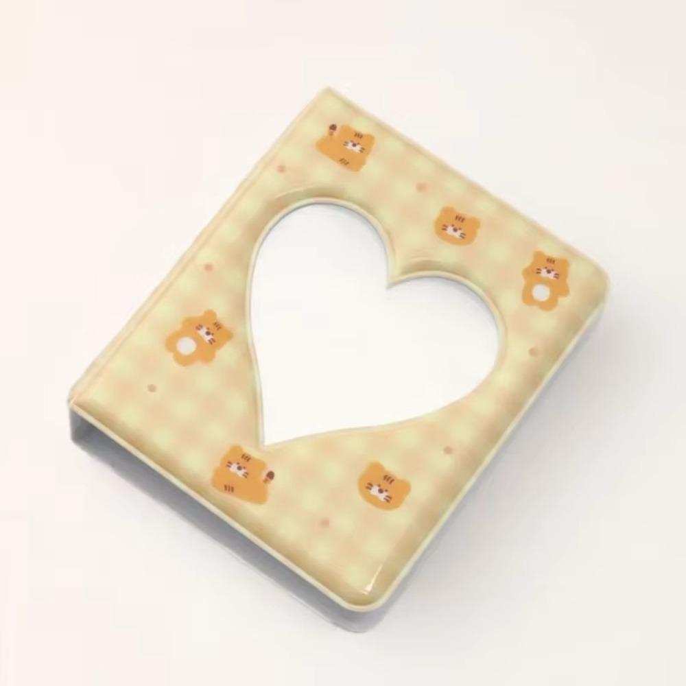 Милый Медведь Держатель для Фотокарточек Сердце Любви Полый Фотодержатель Новый Фотоальбом