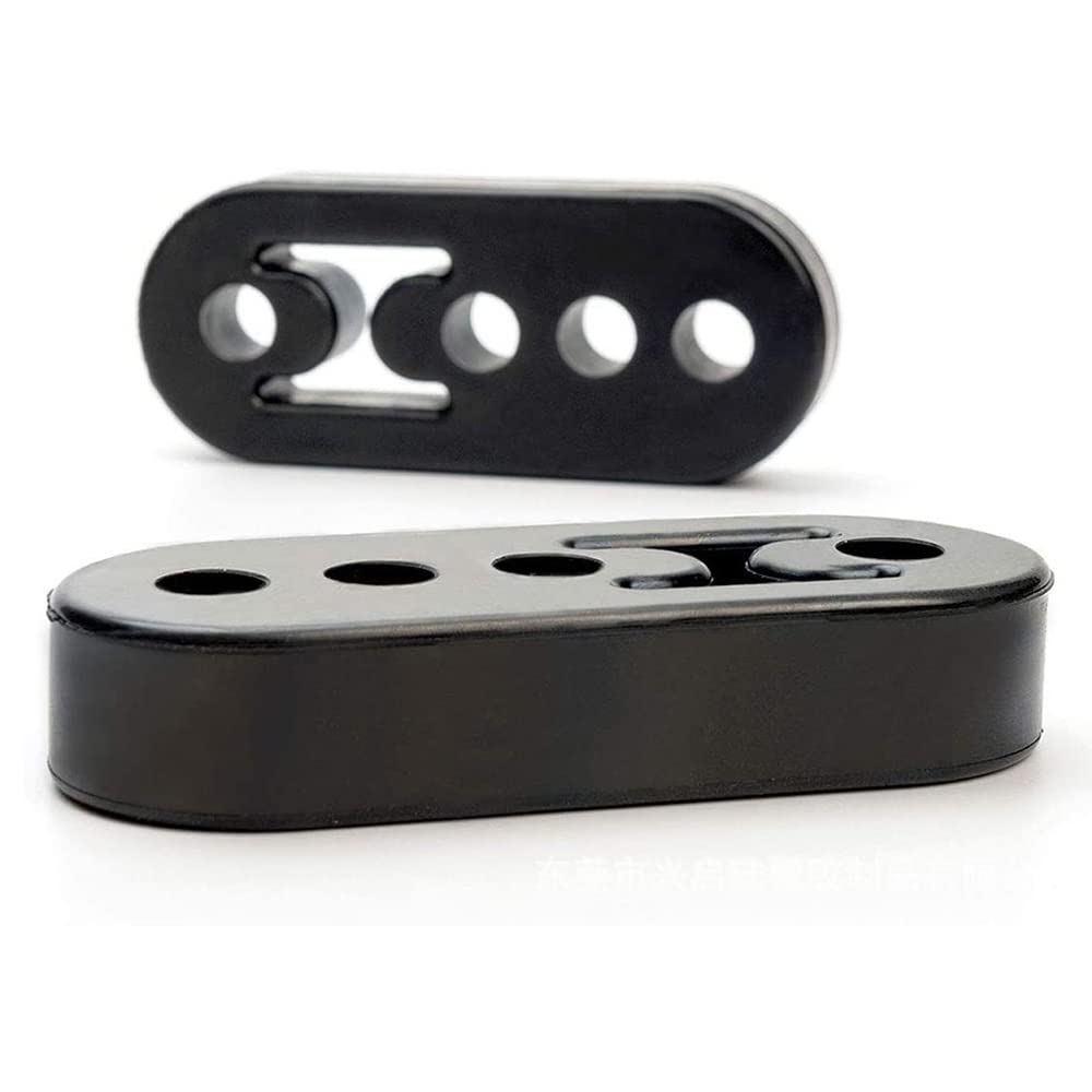 Renjzle 4 Piece Muffler Hanger Mount, Automobile, Universal Muffler Ring, Reinforced Muffler, Hanging Rubber,