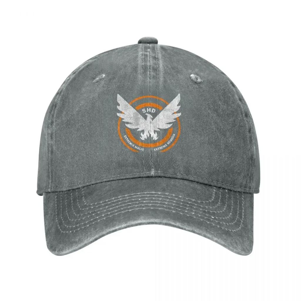 The Division SHD Grunge Logo Classic Baseball Cap Trucker Cap Ball Cap Luxury Unisex Sun Unisex Womens
