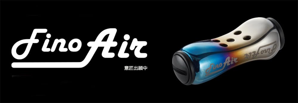 LIVRE 11153 Ручка Air Knob для Shimano Silver & Daiwa, Набор из 2 шт., & Черная, ASBK-2