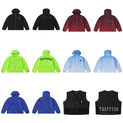 Ветровка Trapstar Свободный крой Уличная одежда Пальто Мужчины Женщины Активный отдых
