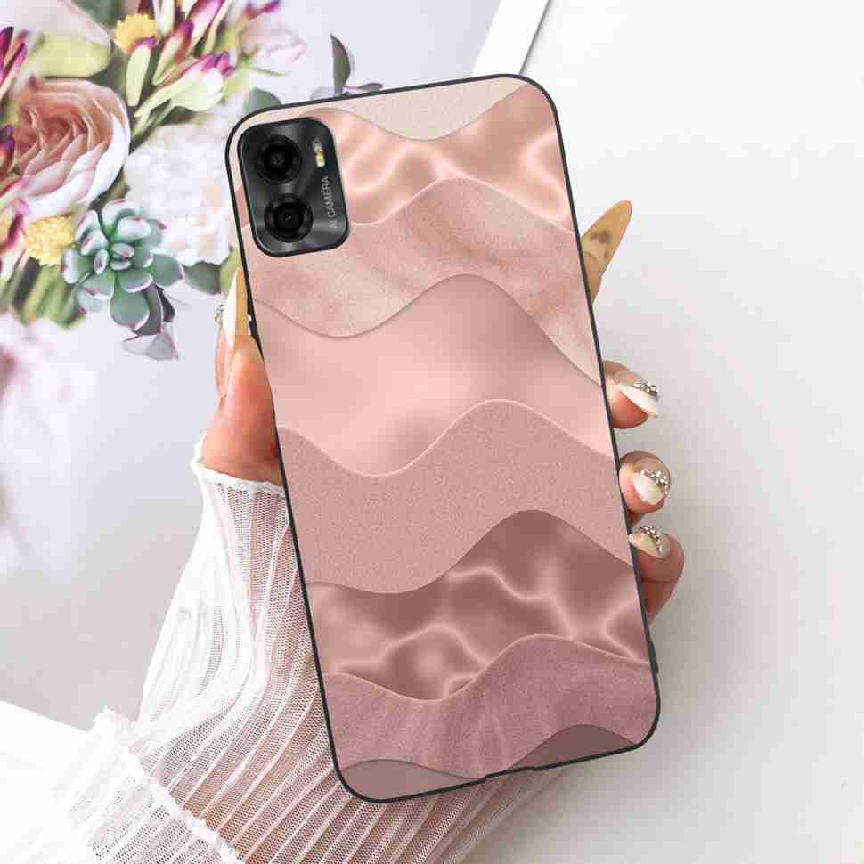 For Motorola Moto E22s 4G 6.5" Case Colorful Flower Cartoon Dragon Silicone TPU Black Cover For MOTO E22s E 22S 4G Phone Shell