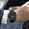 WWOOR Роскошные мужские часы классические многофункциональные спортивные хронограф оригинальные кварцевые часы для мужчин водонепроницаемые из нержавеющей стали