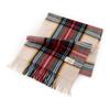 New Scarf Autumn and Winter Warm Women's Versatile Gift Plaid Shawl Imitation Cashmere Fringed Plaid Scarf New Year