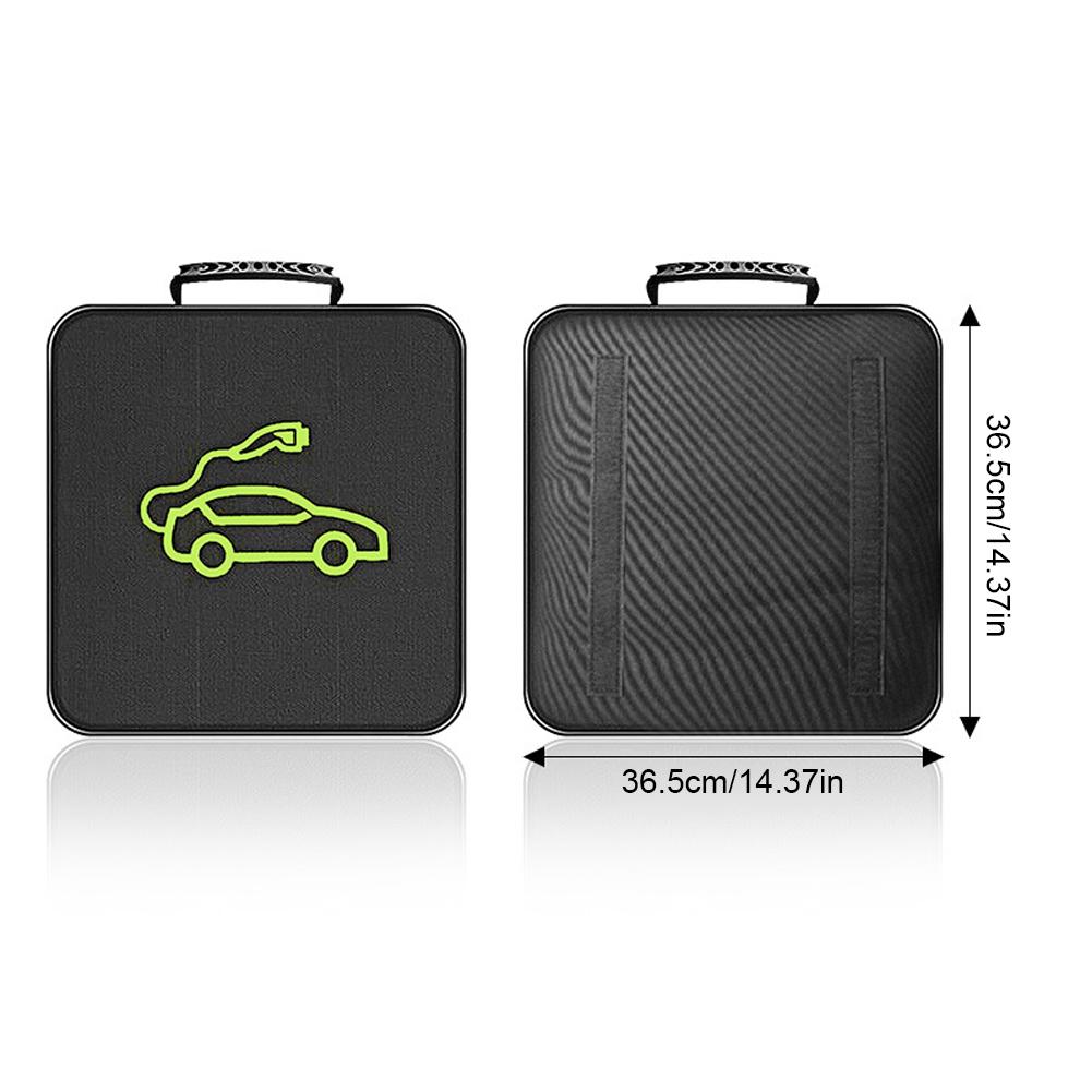 Сумка для хранения кабеля для зарядки электромобиля, сумка для кабеля для подключения аккумулятора электромобиля, огнестойкий органайзер для хранения оружия для подзарядки электромобиля