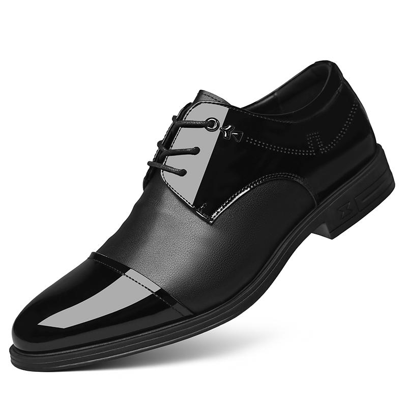 Мода Мода Версатильные Мужские Оксфорды Британский Повседневный Деловой Лоферы Удобная Повседневная Обувь Отдых Прогулки Формальная Обувь