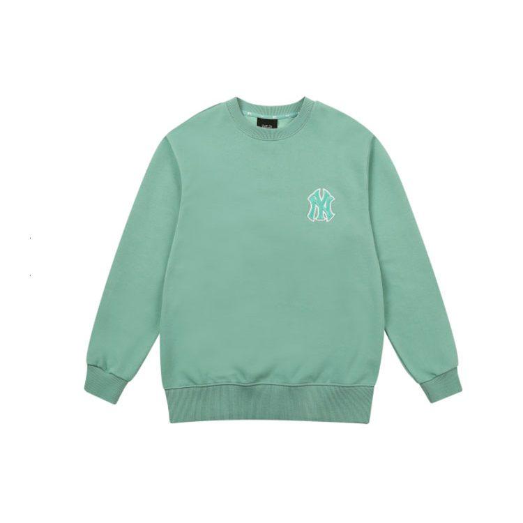 MLB Sweatshirts Unisex Green Crew Neck Moderate Regular 31MT08111-50K
