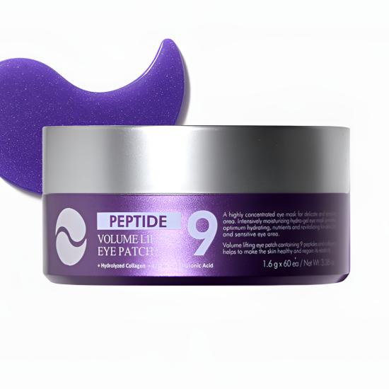 MEDI-PEEL Peptide 9 Volume Lifting Eye Patch Pro Hydrogel Eye Patch Korean Skincare 60 Patches x2