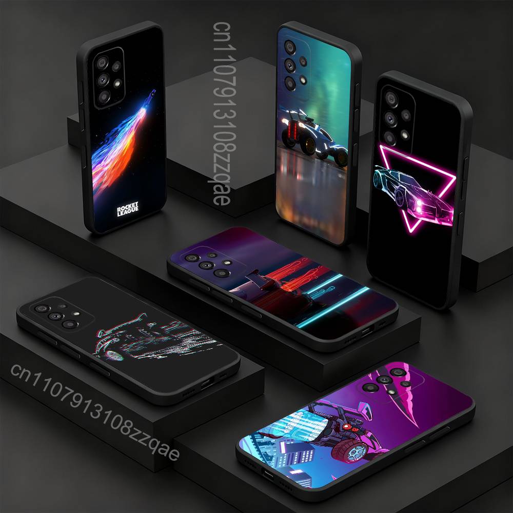 Чехол для телефона Samsung S 26,25,24,23,22,30,21,10,9,Ultra,Plus,Lite,FE,4,5G, Черный Мягкий Чехол, Игра R-Rocket L-League