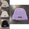 Acrylic Knitted Letter Beanie Hat For Casual Streetwear And Cold Weather Protection