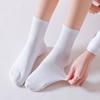 5/10 пар женских хлопковых носков, универсальные носки на все сезоны, дышащие и впитывающие пот носки