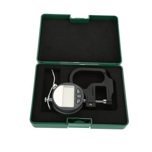 Asixx Digital Paper Thickness Gauge, 0.01mm Accuracy, 0-12.7mm Measurement Range, High Precision for Leather, Fabric, and Paper Thickness Measurements