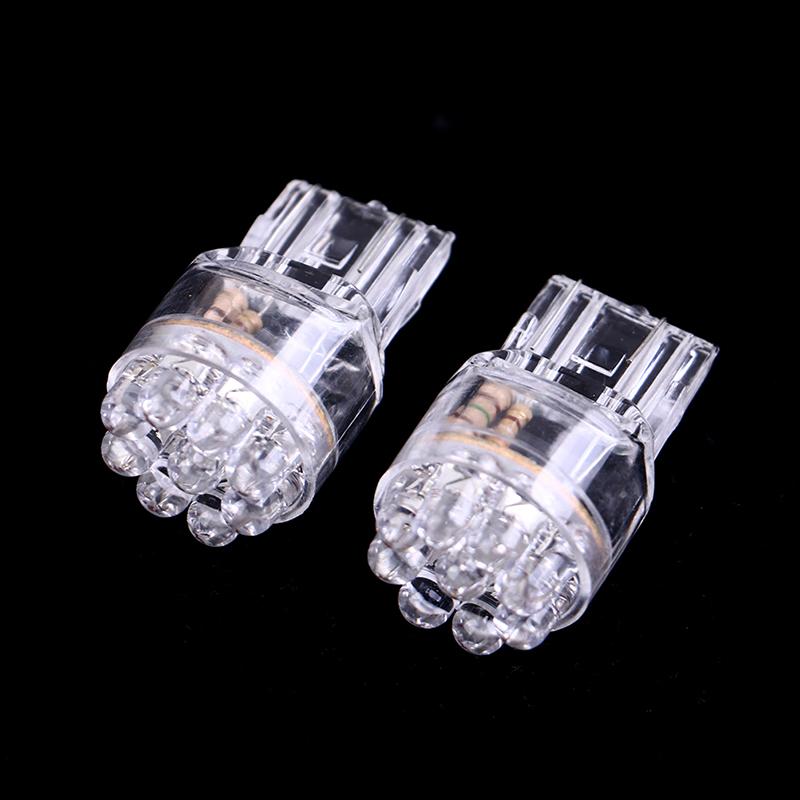 2Pcs/pack DC 12V T20 7443 7440 9LED Car Brake Light Bulb Auto Stop Turn Signal Light Lamp Auto Car Signal Light Lamp LED Bulbs Bulbs 7