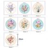 Colorful Flower Embroidery Kit DIY Embroidery Set Home Decor Cross Stitch Set  Adults