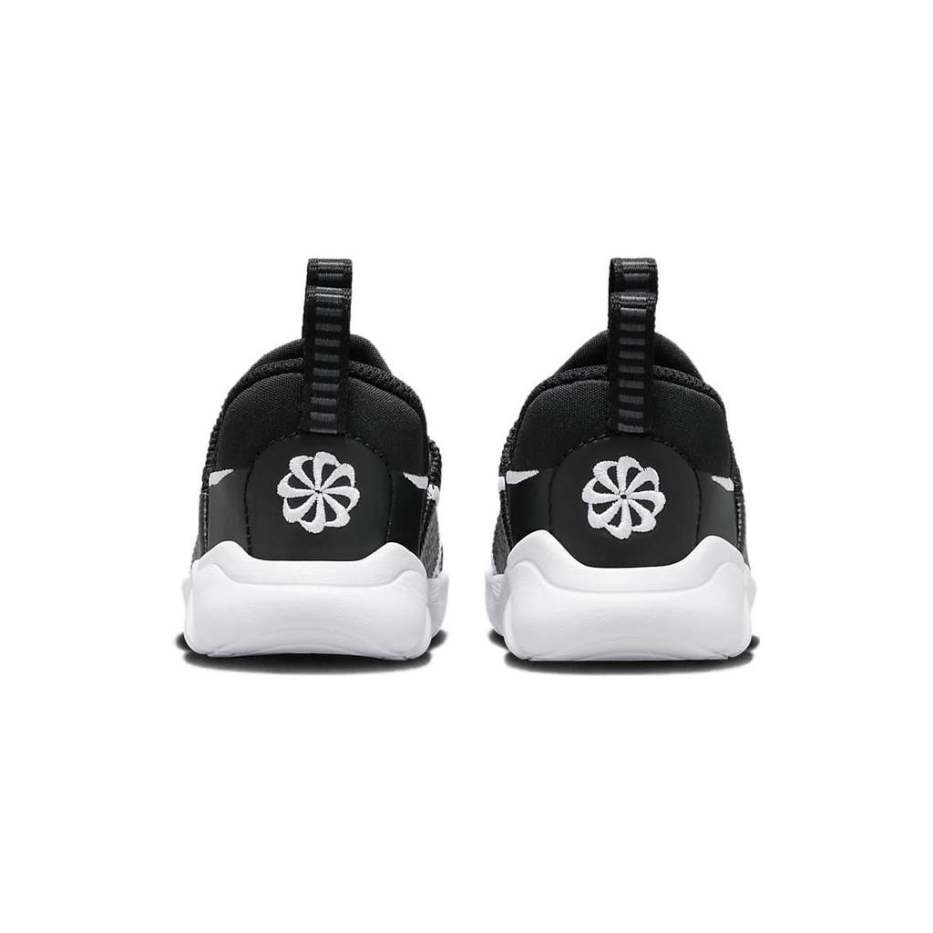 Nike Flex Plus 2 TD Прочные низкие кроссовки Детская обувь Черный Белый DV8998-003