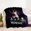 Wednesday blankets Suitable for sofas,travel, living rooms also a good gift for friends and family Suitable for all seasons.