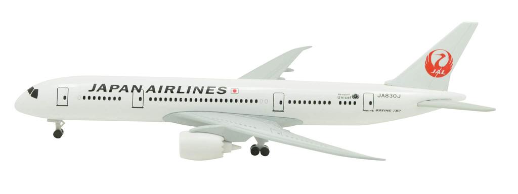 DYNASTY TANG Стандартная версия Japan Airlines B787 Металлическая модель самолета Игрушка 1/400