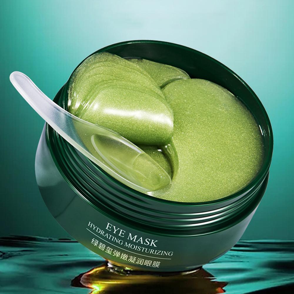 Green Tourmaline Moisturizing Eye Mask Lighten Dark Circles and Relieve Fine Lines Eye Patch Moisturizing Eye Patches