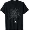 Cobweb Spider Web Funny Gothic Halloween Costume Spooky Insect T-Shirt for Unisex Women Kids Teenager Four Seasons Cotton